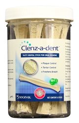 Clenz-A-Dent Dental Chew Sticks for Small Dogs, 8 Chews