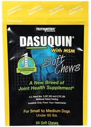 Dasuquin Small/Medium Dog, MSM 84 Soft Chews