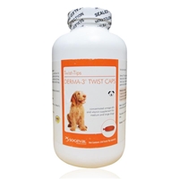 Derma-3 Twist Caps for Medium and Large Dogs, 250 Capsules