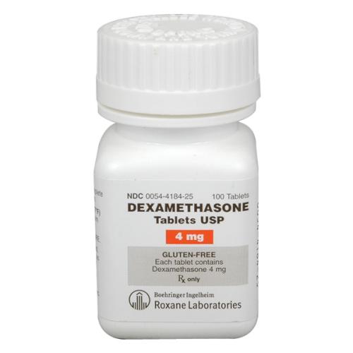 Dexamethasone 4 mg, 100 Tablets