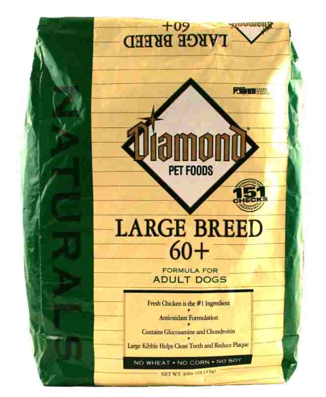 Diamond Naturals Large Breed 60+ Adult Dog Formula, 40 lb