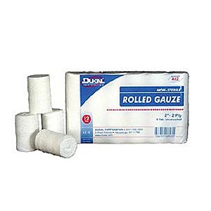 Dukal 2" Rolled Gauze 2 Ply - 12 Pack