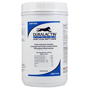 Duralactin Canine Joint Plus, 240 Soft Chews