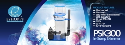 Eshopps In-Sump Protein Skimmer, 300 gal