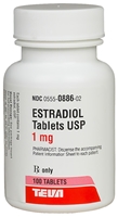 Estradiol 1 mg, 100 Tablets