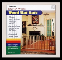 Extra Wide Wood Slat Gate, 53" x 24"