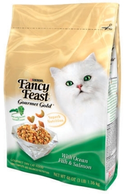 Fancy Feast Gourmet Gold Cat Food Ocean Fish, 3 lb - 6 Pack