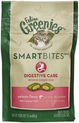 Feline Greenies SmartBites Digestive Care Salmon Flavor, 2.1 oz : VetDepot.com