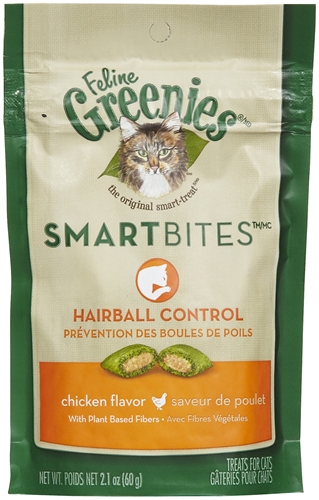 Feline Greenies SmartBites Hairball Control Chicken, 2.1 oz : VetDepot.com