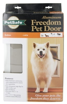 Freedom Aluminum Pet Door, Medium