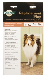 Freedom Pet Door Replacement Flap, Medium