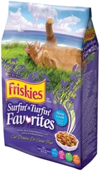 Friskies Surfin & Turfin Favorites Cat Food, 3.5 lb - 6 Pack