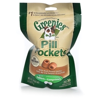 Greenies Pill Pockets for Dogs, Peanut Butter, 30 Tablets : VetDepot.com