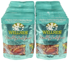 Healthy Indulgence Cat Food Chicken, Crab & Herring, 3 oz - 24 Pack