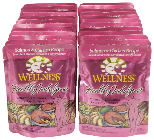 Healthy Indulgence Cat Food Salmon & Chicken Recipe, 3 oz - 24 Pack