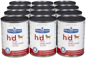 Hills Prescription Diet h/d Canine Cardiac Health Canned Food, 12 x 13 oz