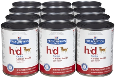 Hills Prescription Diet h/d Canine Cardiac Health Canned Food, 12 x 13 oz