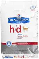 Hills Prescription Diet h/d Canine Cardiac Health Dry Food, 17.6 lbs