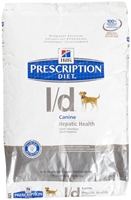 Hills Prescription Diet l/d Canine Hepatic Health Dry Food, 17.6 lbs