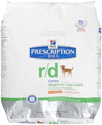 Hills Prescription Diet r/d Canine Weight Loss Dry Food with Chicken, 27.5 lbs