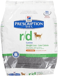 Hills Prescription Diet r/d Canine Weight Loss Dry Food with Chicken, 8.5 lbs