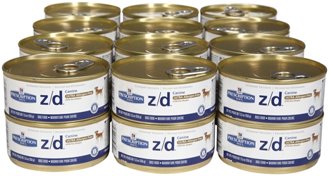 Hills Prescription Diet z/d Canine ULTRA Allergen Free Canned Food, 24 x 5.5 oz