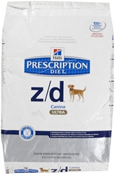 Hills Prescription Diet z/d Canine ULTRA Allergen Free Dry Food, 17.6 lbs