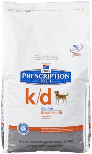 Hill's Prescription Diet k/d Canine Renal Health Dry Food, 8.5 lbs