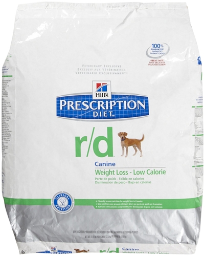 Hill's Prescription Diet r/d Canine Weight Loss-Low Calorie Dry Food, 27.5 lbs