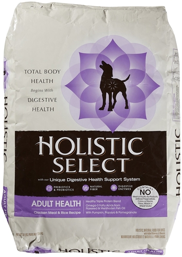 Holistic Select Dog Food Chicken & Rice, 30 lb