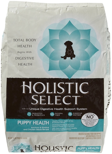 Holistic Select Puppy Food Anchovy, Sardine & Chicken, 15 lb