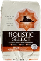 Holistic Select Weight Management Dog Food, 28 lb