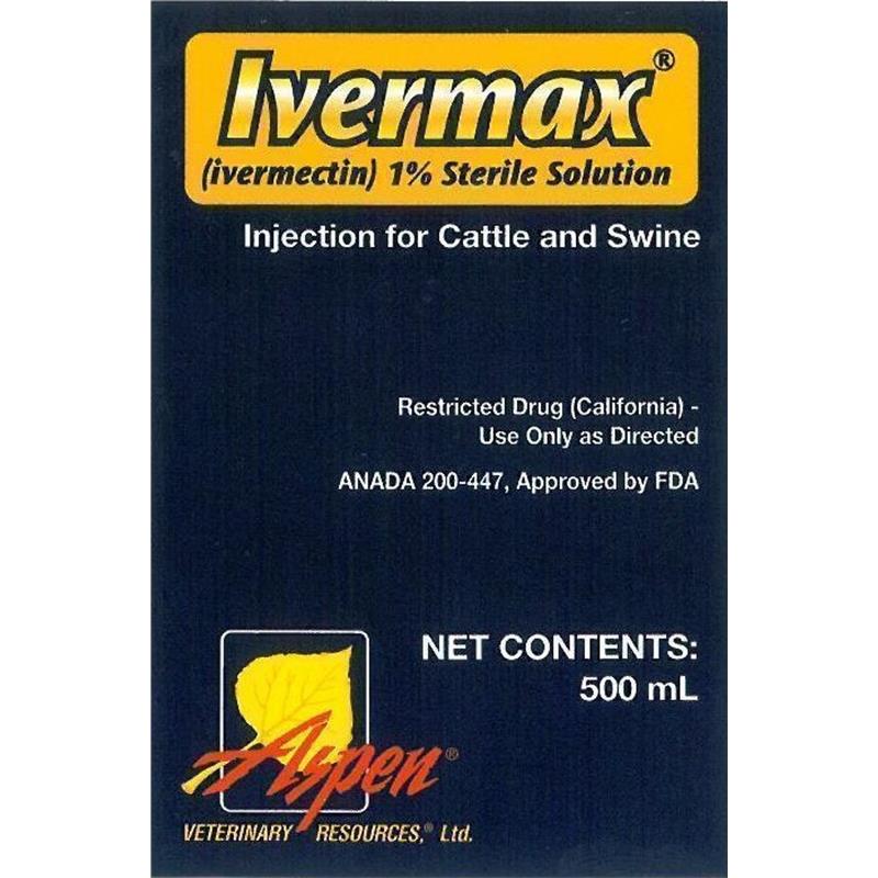 Ivermectin 1% Injection, 250 ml