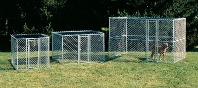 K9 Chain-Link Kennel, 6' x 4' x 4'