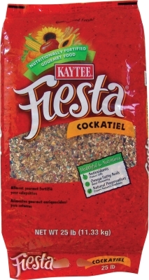 Kaytee Fiesta Cockatiel Food, 25 lb