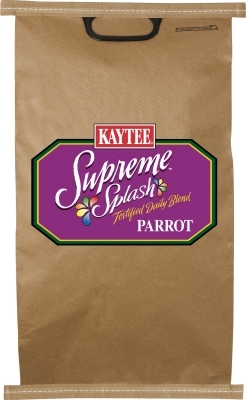 Kaytee Supreme Splash Parrot Food, 50 lb