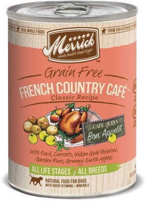 Merrick Grain Free French Country Cafe Canned Dog Food, 13.2 oz - 12 Pack