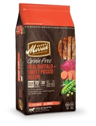 Merrick Grain Free Real Buffalo & Sweet Potato Dog Food, 25 lb