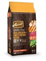 Merrick Grain Free Real Chicken & Sweet Potato Dog Food, 25 lb