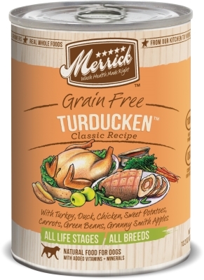 Merrick Grain Free Turducken Canned Dog Food, 13.2 oz - 12 Pack