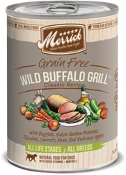 Merrick Grain Free Wild Buffalo Grill Canned Dog Food, 13.2 oz - 12 Pack