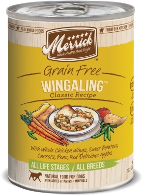 Merrick Grain Free Wingaling Canned Dog Food, 13.2 oz - 12 Pack