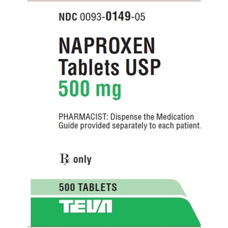 Naproxen 500 mg, 180 Tablets