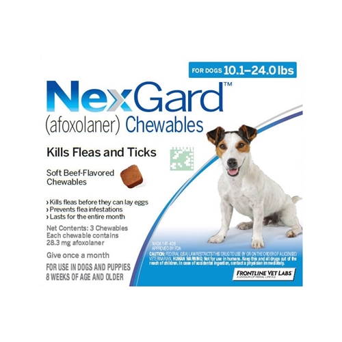 Nexgard for Dogs 10.1 - 24.0 lbs, 6 Month Supply