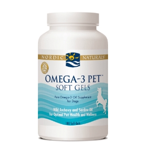 Nordic Naturals Omega-3 Pet for Dogs and Cats, 180 Soft Gels