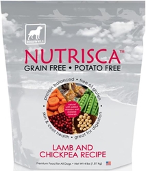 Nutrisca Lamb & Chickpea Dry Dog Food, 15 lb