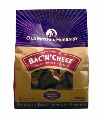 Old Mother Hubbard Bac'N'Cheez Large Dog Biscuits, 3.3 lb