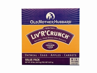 Old Mother Hubbard LivRCrunch Mini Dog Biscuits, 20 lb