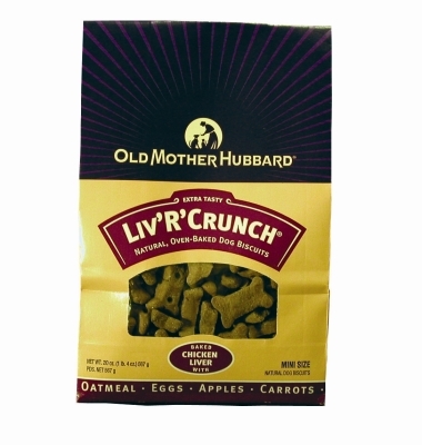 Old Mother Hubbard Liv'R'Crunch Mini Dog Biscuits, 20 oz