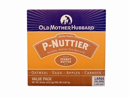 Old Mother Hubbard P-Nuttier Large Dog Biscuits, 20 lb